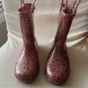 Western Chief Pink Glitter Boots
